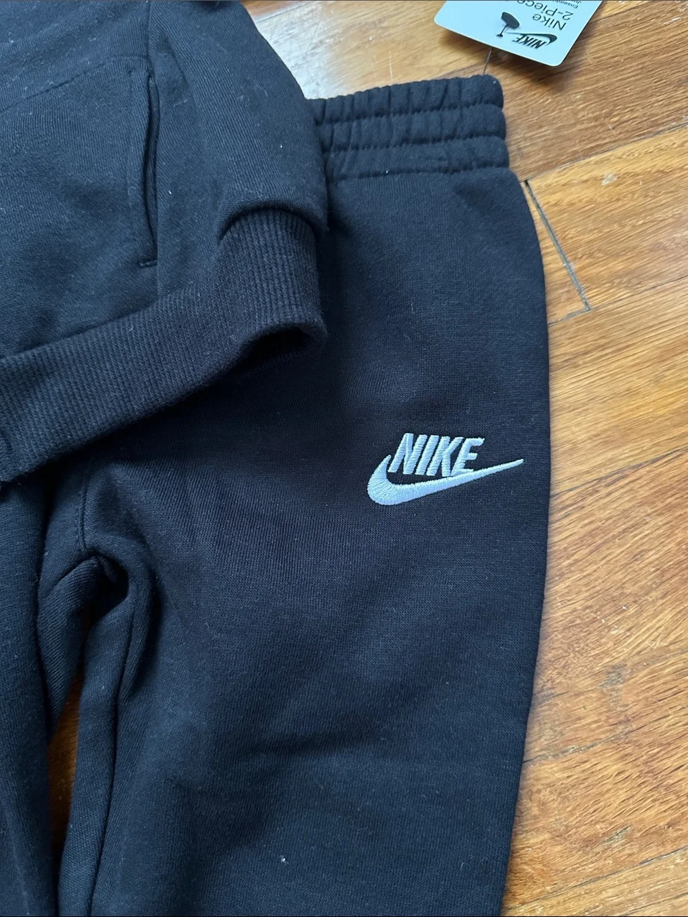 Nike Black Kids' Hoodie & Joggers Set